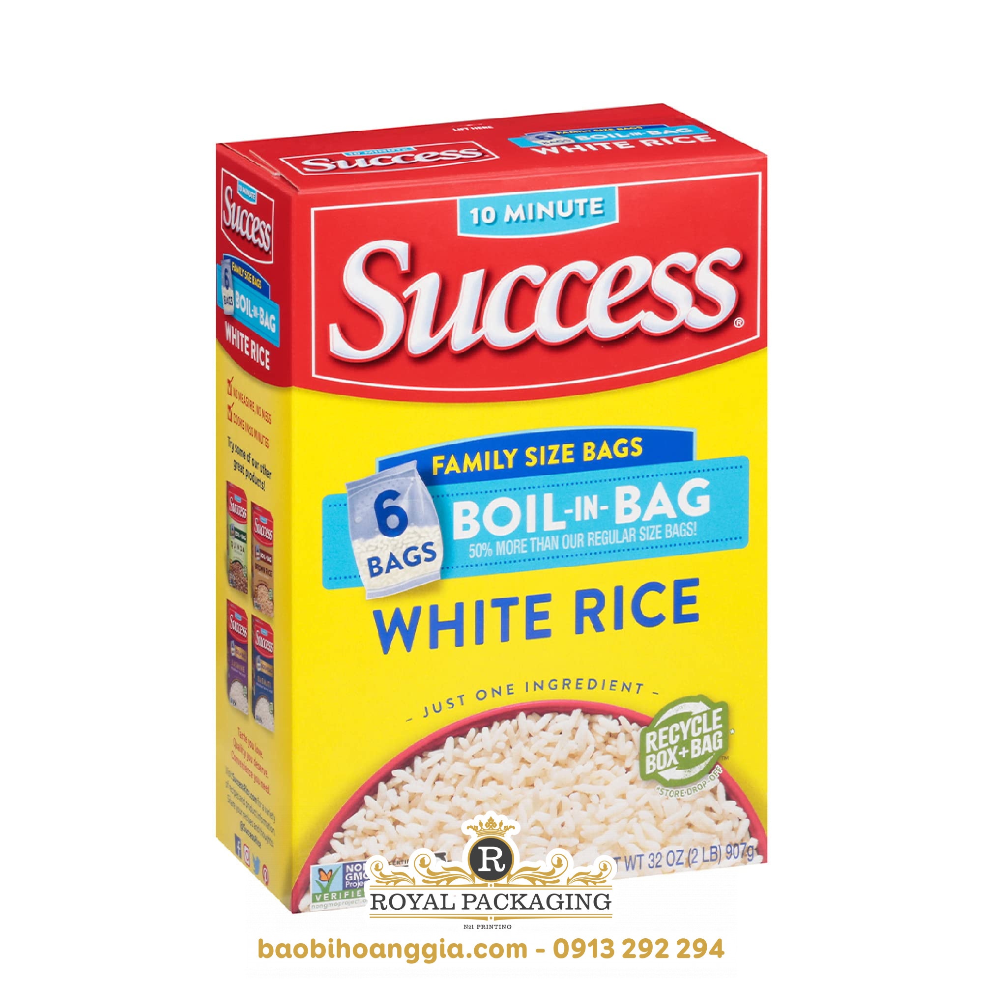 Mẫu hộp đựng gạo