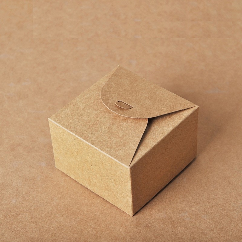 Mẫu giấy hộp kraft vuông 6