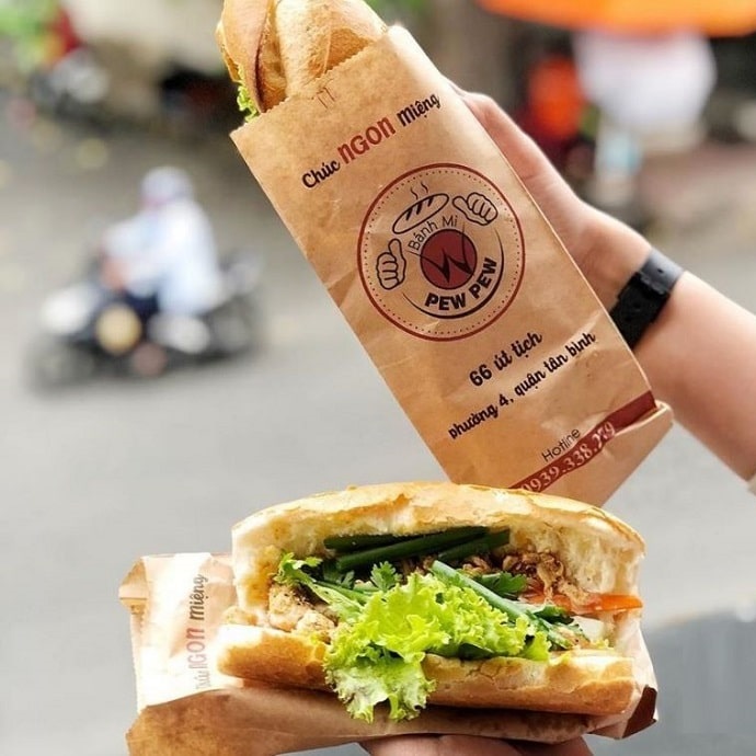 Mẫu túi giấy đựng bánh mì số 4