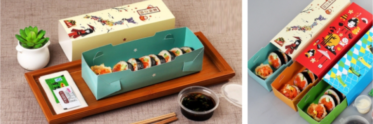 Mẫu hộp đựng sushi - 2