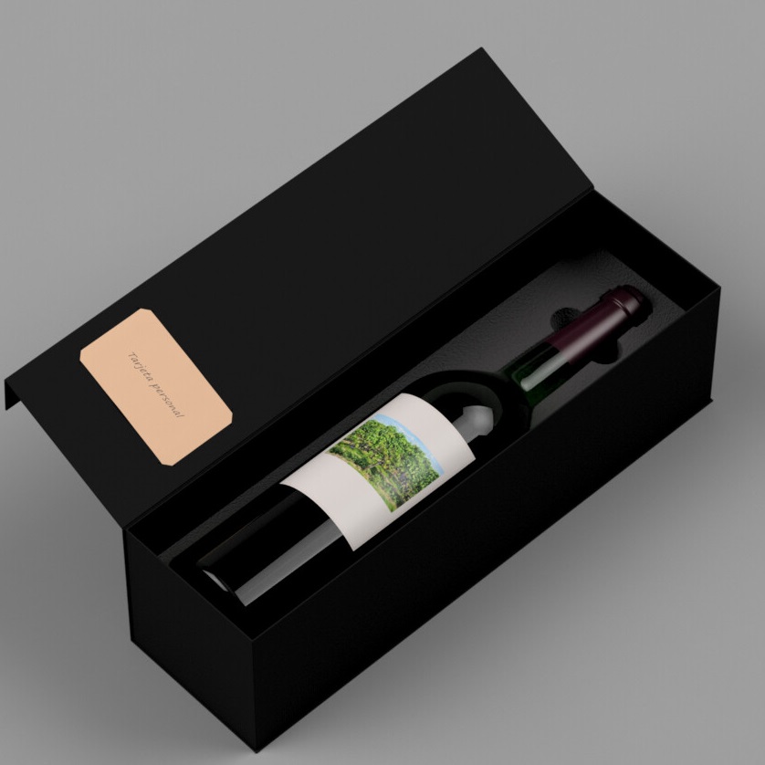 Mẫu hộp giấy đựng rượu vang - 7