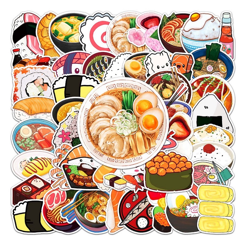 Mẫu sticker cute food - 28