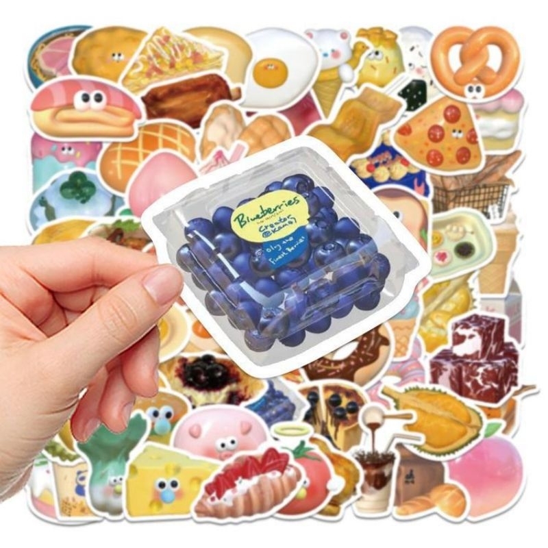 Mẫu sticker cute food - 45