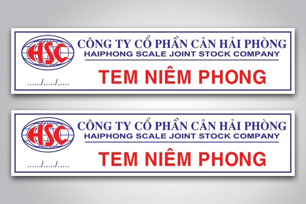 Mẫu tem dán niêm phong sản phẩm - 1