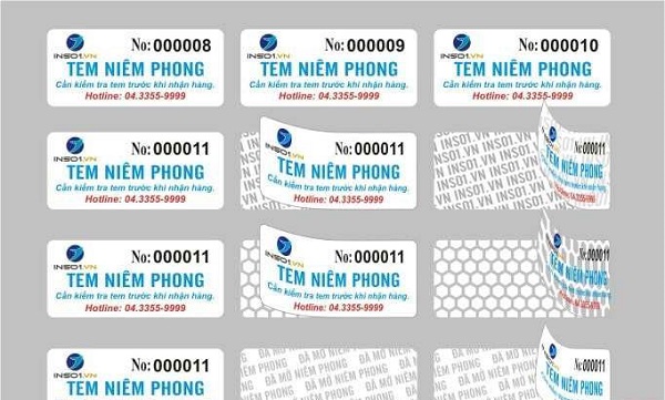 Mẫu tem dán niêm phong sản phẩm - 10