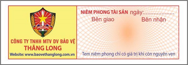 Mẫu tem dán niêm phong sản phẩm - 8