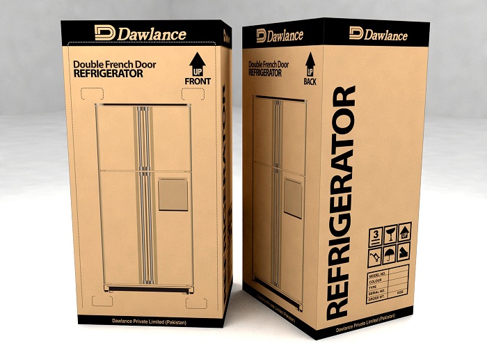 Đặc điểm của thùng carton đựng tủ lạnh 