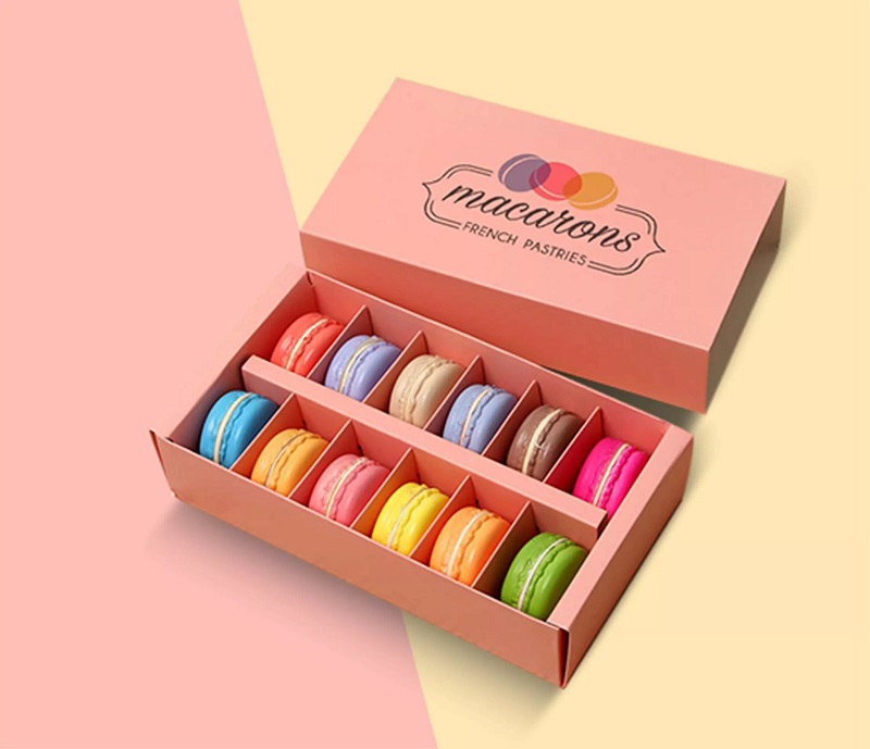 hộp giấy đựng bánh macaron